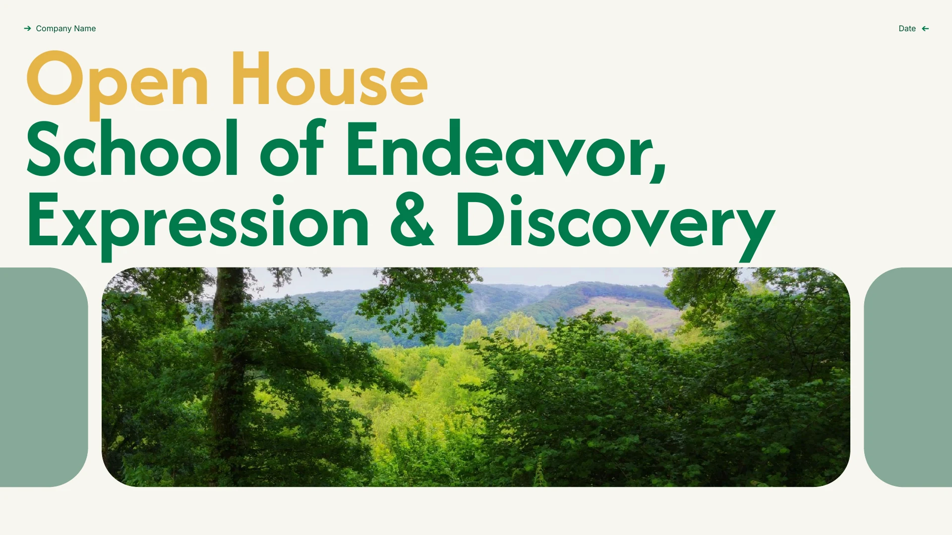 SEED Open House presentation, slide 1 of 33